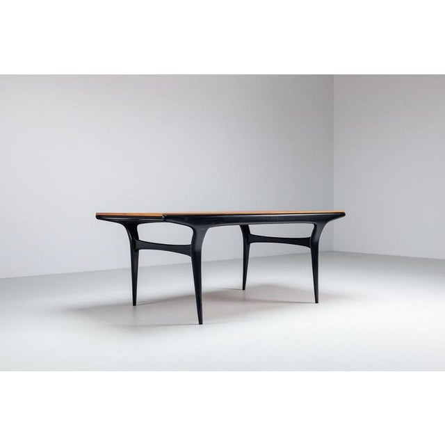 1950s T4 Dining Table in Beech by Alfred Hendrickx for Belform, Belgium, 1958 For Sale - Image 5 of 18
