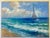 Coastal Sailboat Seascape Clouds — Original Oil Painting by Matt Thomas For Sale - Image 4 of 7