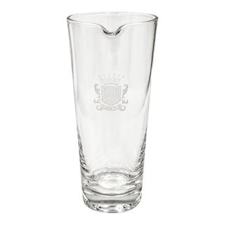 The Carlyle Hotel Nyc Glass Cocktail Pitcher Barware New York City For Sale