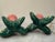Mid-Century Modern Vintage Hand-Painted Ceramic Palm Tree Salt and Pepper Shakers, a Pair For Sale - Image 3 of 9