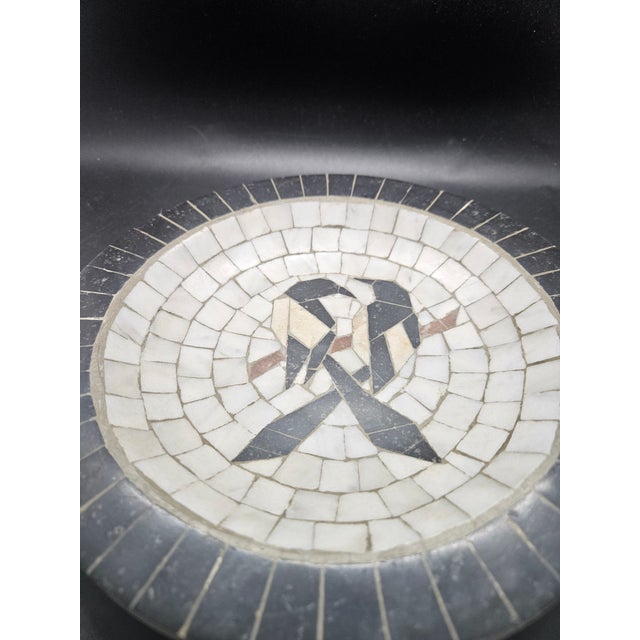 Vintage MCM Heide Mosaic Dish of Denmark For Sale - Image 4 of 5