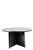 Round marble top waterfall dining set with seating for 6. Table : Materials : Marble, metal Measurements: 31.5"h x 51.5" w...