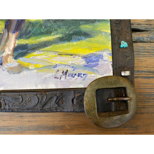 "16 Hands" ~ Lorie Batson, Original Oil Painting, an Amish Horse Patiently Waits Before a Day's Work Begins. For Sale - Image 6 of 14