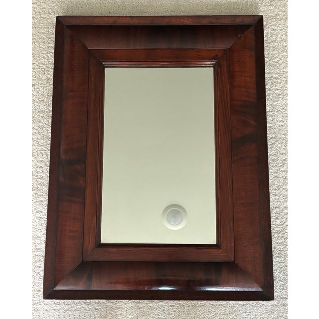 Mid-19th Century American Empire Mahogany Wall Mirror For Sale - Image 9 of 16