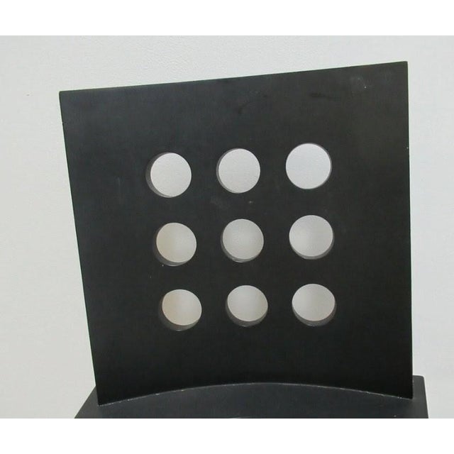 1990s 1990s Michael Graves Design Kyoto Arkitektura Prototype Side Desk Chair One of a Kind For Sale - Image 5 of 13