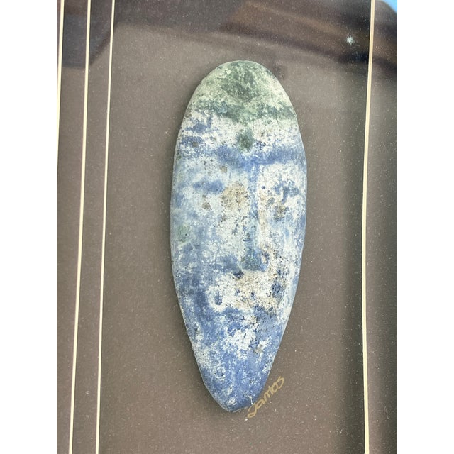 Elevate your gallery wall or modern vignette with this compelling. Late 20th century mixed media piece produced by the...