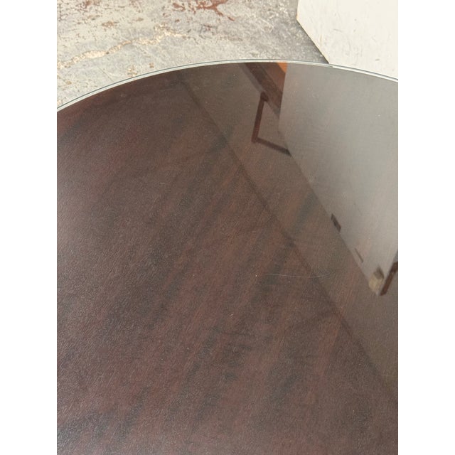 Contemporary Occasional Table With Glass Table Top For Sale - Image 11 of 12