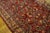 Persian 1920s Red Medallion Antique Samarghand Persian Sarouk Gallery Rug 5' 6"x 5' 3" Knotted Wool Carpet For Sale - Image 3 of 6