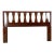 Mid-Century Bowtie Walnut Headboard, Full/Queen 60” For Sale