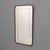 Wood Large Rounded Corner Harlequin Mirror, 1960s For Sale - Image 7 of 7
