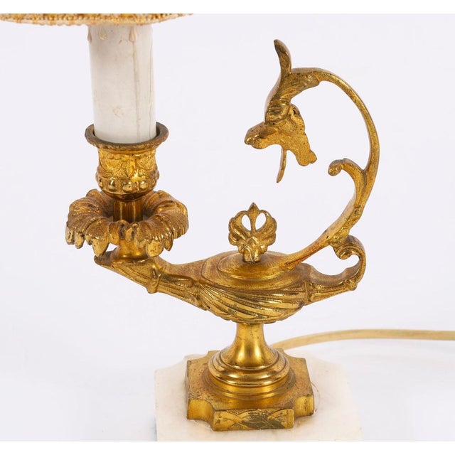 Antique 20th Century Classical Ormolu Aladdin Table Lamp For Sale - Image 4 of 16