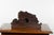 Black Forest Swiss 1900s Carved Wooden Fragment with Bear Motif and Gilt Accents For Sale - Image 4 of 12