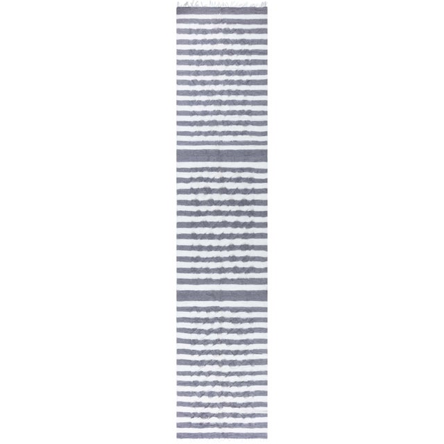 Modern Turkish Goat Hair Runner by Doris Leslie Blau For Sale