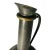 Metal Vintage Israeli Brass Bud Vase Ewer Grapevine Engraved Patina Israel For Sale - Image 7 of 14