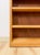 Vintage MCM Light Oak Bookshelf, Five Shelf With Rounded Edges, Rustic Bookcase For Sale - Image 4 of 13