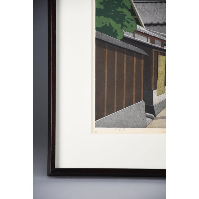 Ido Masao, Gokashō, Woodblock Print, 1987, Framed For Sale - Image 6 of 18
