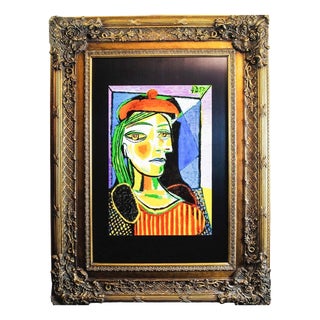 After Pablo Picasso, Marie-Thérèse Woman in Red Beret, Print, Framed For Sale