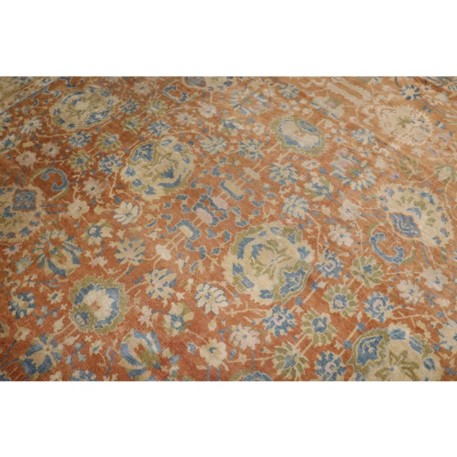 Textile Early 20th Century Antique Zabihi Collection Large Chinese Carpet - 10'9" x 16'2" For Sale - Image 7 of 12