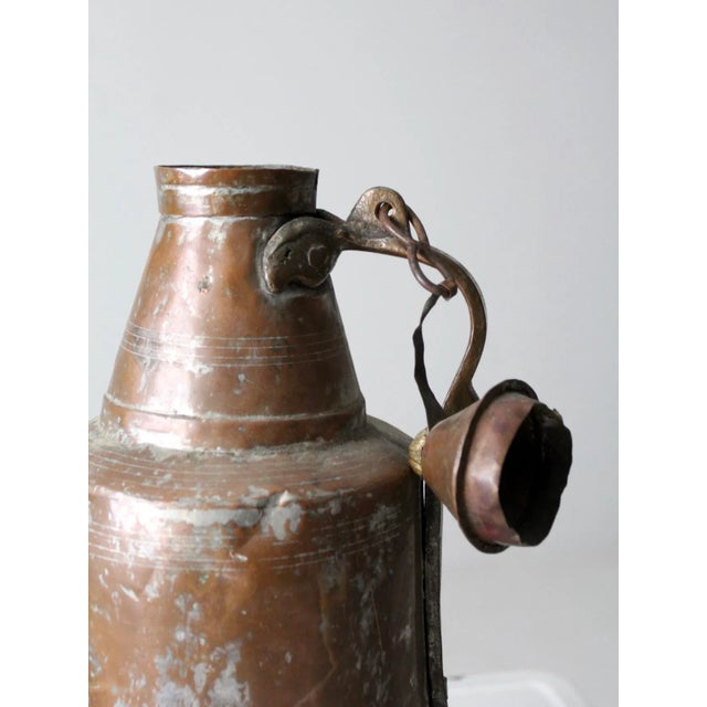 Copper Antique Copper Jug For Sale - Image 8 of 10