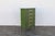 1950s French Provincial Hand-Painted Green Tall Chest of Drawers For Sale - Image 11 of 18