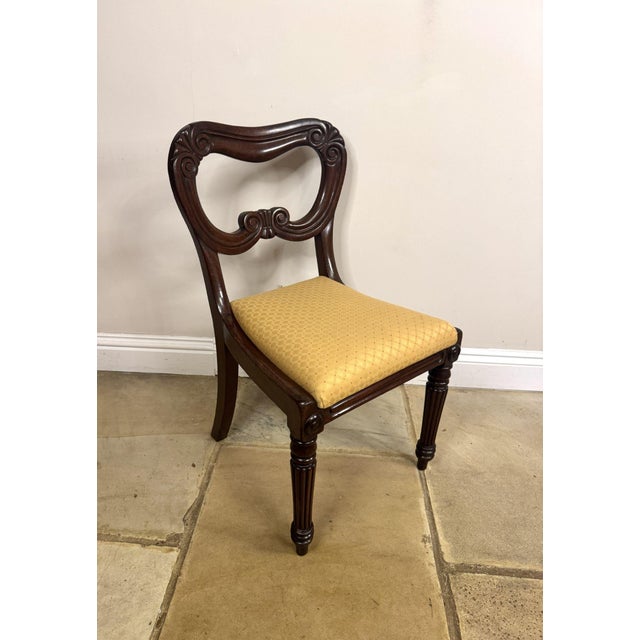 Antique Regency Mahogany Dining Chairs, 1820, Set of 6 For Sale - Image 6 of 8