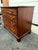 Vintage Georgian Chippendale Style Inlaid Flame Mahogany Chest of Drawers by Md. Colony For Sale - Image 10 of 17