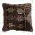 Brown Vintage Turkish Abstract Rug Pillow For Sale