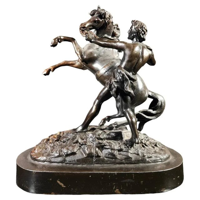 French Bronze Figurine, 1900s For Sale - Image 10 of 10