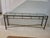 Vintage Faux‑Bamboo Metal Console Table With Glass Top For Sale - Image 12 of 12
