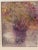 Original Mixed Media Artwork “Lilac Bouquet” (Watered Acrylic Painting and Ink on Art Paper); Signed, Framed For Sale - Image 4 of 11