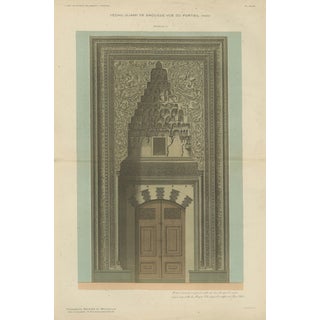 Alexandre M. Raymond, Green Mosque Portal of Bursa, 1924, Paper For Sale