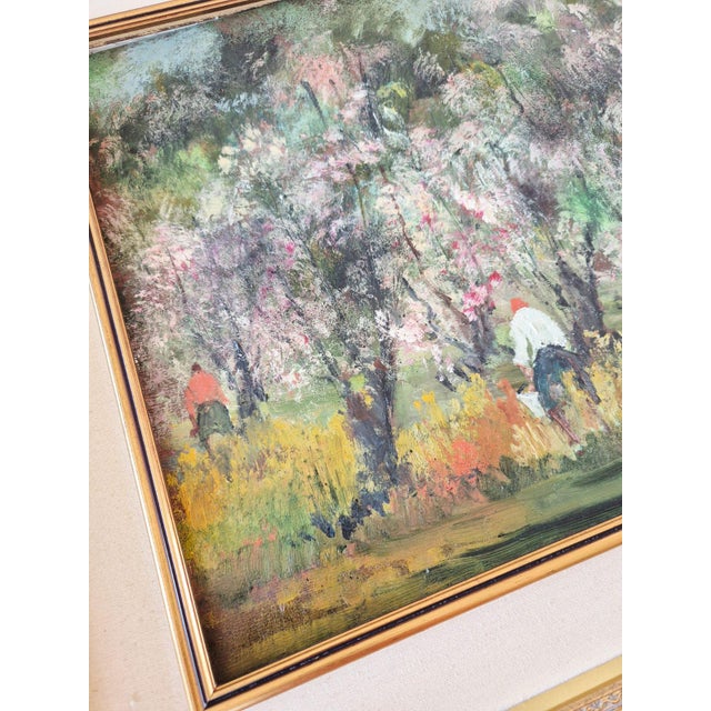Guido Bertuzzi, Primavera, 1997, Oil Painting on Wood For Sale - Image 9 of 14
