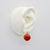 1900-1909 Pre-Revolutionary 14k Gold Coral Earrings, A Pair For Sale - Image 10 of 11