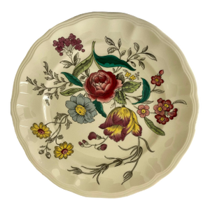 Vintage 1950s Copeland Spode Gainsborough Marlborough - Round Bread & Butter Plates- Set of 11