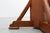 Art Deco Oak Pedestal with Pierced Brackets and Cross Base, Belgium, 1920s For Sale - Image 11 of 16