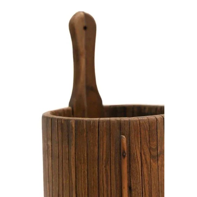 1950s Wooden Pail For Sale - Image 5 of 10