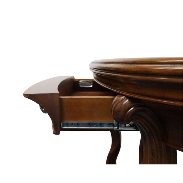 Aico Michael Amini Jane Seymour Platine De Royale Contemporary French Provincial 60" Console Table 09223-229 - Light Espresso Finish For Sale In Kansas City - Image 6 of 13