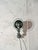 Metal French Industrial Green Metallic Wall Sconce by Jean Louis Domecq for Jieldé, 1950s For Sale - Image 7 of 11