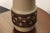 Vintage Gordon and Jane Martz Taupe Ceramic and Walnut Table Lamp With Finial For Sale - Image 13 of 16