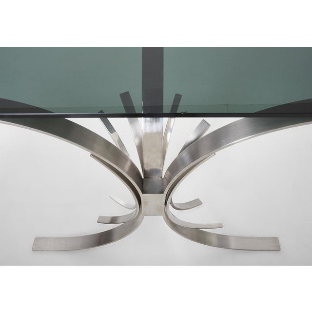 Vintage Console Table by Maria Pergay for Design Steel, 1972 For Sale - Image 9 of 12