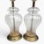 Mid-Century Modern Vintage Ethan Allen Clear Glass Ginger Jar Lamps - Bubble Glass Peleguso - a Pair For Sale - Image 3 of 10