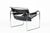 Vintage Mid Century Black Wassily Chair by Marcel Breuer (Attr.) 1970s For Sale In Detroit - Image 6 of 16