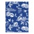 Sample - The House of Scalamandré Pepper Fabric, Royal Blue For Sale