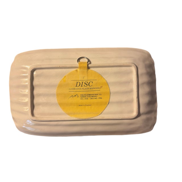 Vintage Majolica Asparagus Platter Olfaire Portugal For Sale - Image 9 of 10