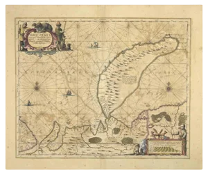 Johannes Janssonius, Nova Zemla, Etching, 1650s