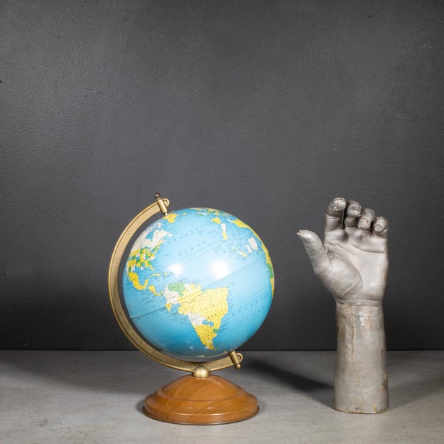 Mid-Century All Metal Replogle Globe c.1960 For Sale In San Francisco - Image 6 of 7