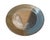1970s Vintage Mid Century Modern Studio Pottery Ceramic Plate Dish Glazed Geometric 1978 Signed Hoszti For Sale - Image 5 of 8
