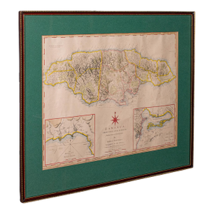 Antique Jamaica Map, English, Caribbean, Cartography, Thomas Jefferys, Georgian