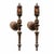 Copper 19th Century Palatial Large Wall Torchieres Sconces from A Chateau - a Pair For Sale - Image 8 of 8