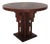 Vintage Gueridon Table with Briar Top and Sculptural Base, Italy, 1930s For Sale
